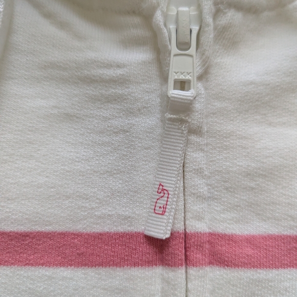 Vineyard Vines Women's Striped Hoodie in White and Navy - Picture 8 of 11